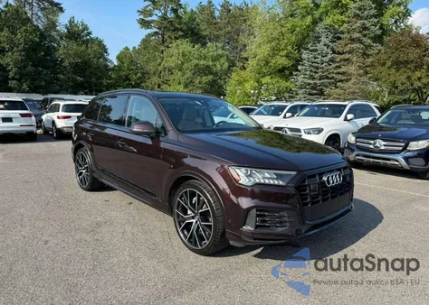 2021 Audi Q7 Prestige из США, поврежденный, VIN WA1VXAF77MD013199